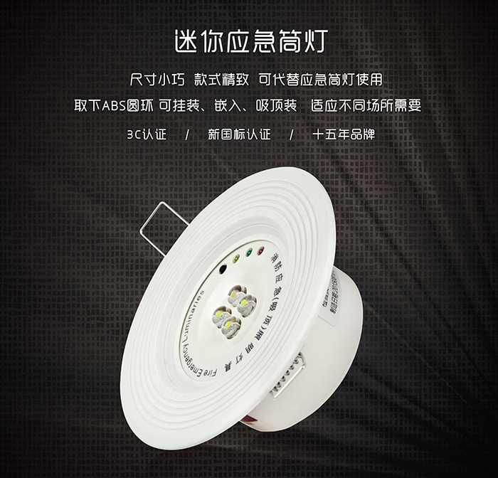 藝光消防迷你應急筒燈--精致小巧的體驗，不容錯過的選擇