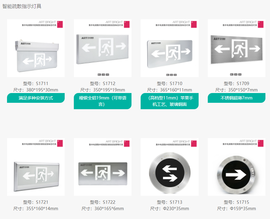 藝光GB51309-2018標準A型消防應(yīng)急燈具，智能疏散系統(tǒng)